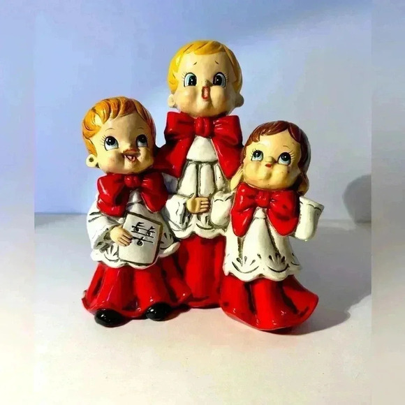 Other - Vintage Josef Originals Choir Boys Music Box Works O Come All Ye Faithful Japan